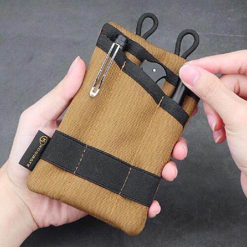 Compact Portable EDC Organizer Pouch for Outdoor Activities