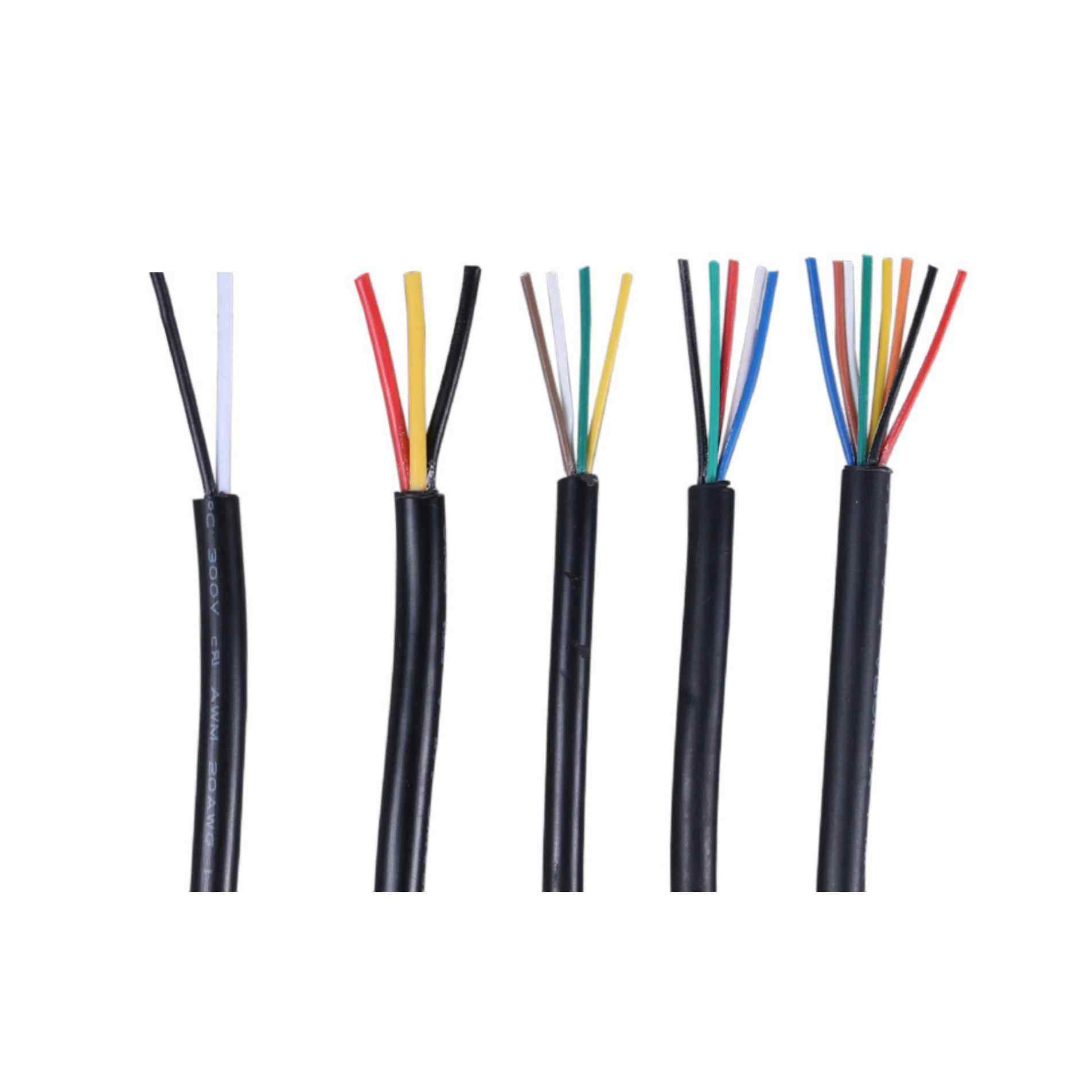 RVV246418A2芯扁护套线2*0.75平方传输信号线防水线