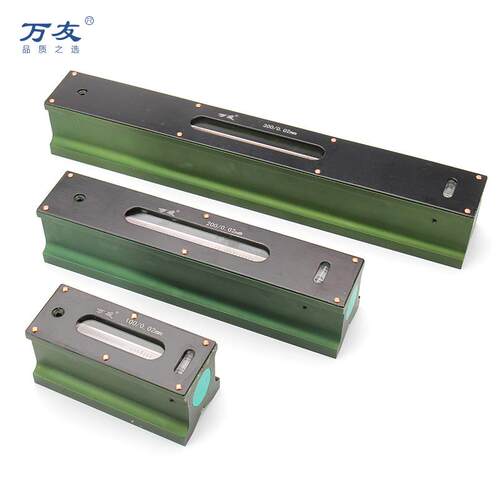0.02mm钳工机床调试条式水平仪水平尺100/150/200/250/300mm黑盖