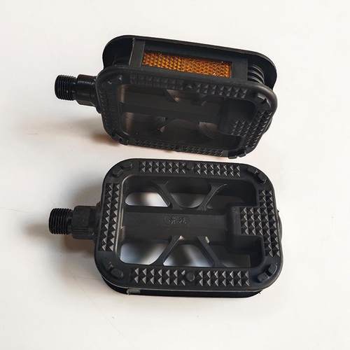 塑料脚踏电动车脚蹬子折叠自行车脚踏山地车脚撑非铝合金脚踏板