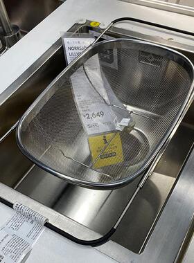 宜厨房沥水篮家用艾迪利斯沥水架不锈钢伸缩滤水碗池洗菜盆置物架