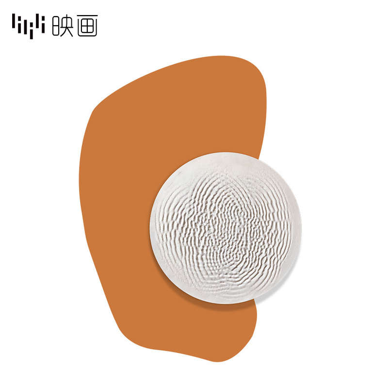 北欧异型画客厅沙发墙上装饰画餐厅挂画立体雕刻工艺室背景墙壁画图片