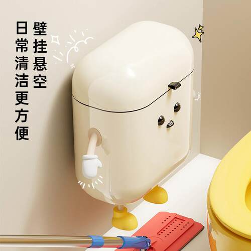 卫生间垃圾桶家用高颜值大容量客厅厨房壁挂式带盖夹缝垃圾桶创意