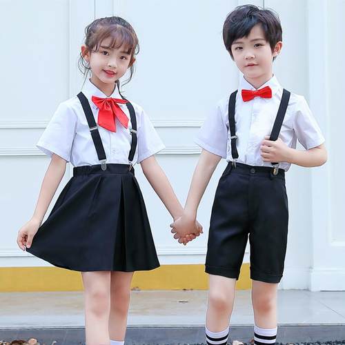 正品六一儿童合服唱演出服男女童表演套朗装幼儿园园小学校服生诵