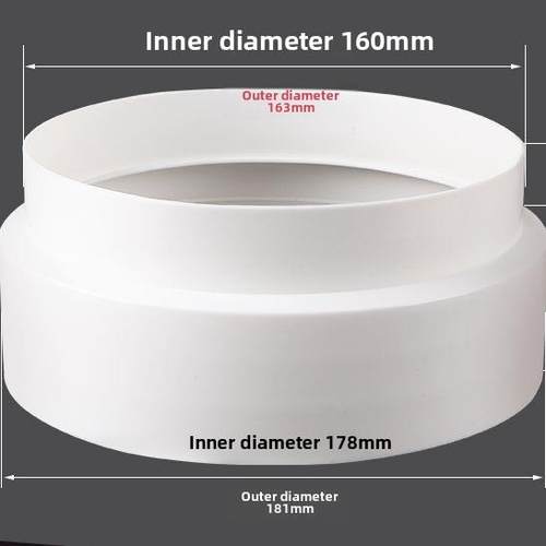 抽油烟机出风口减少环180到160转换接头烟管适配器18*16巨型排烟