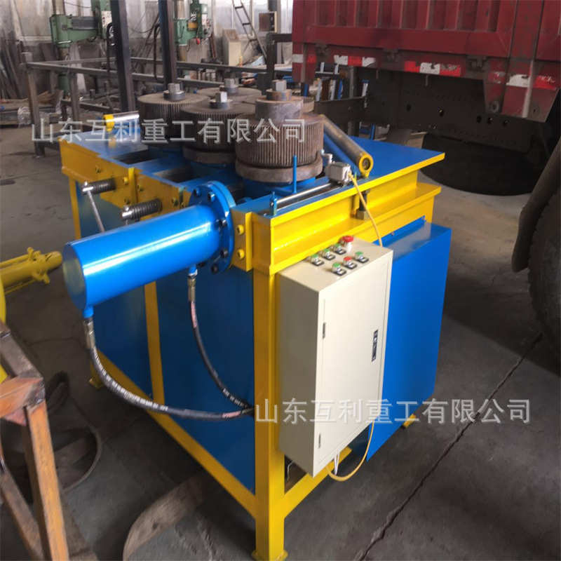 电动角铁卷圆机 立式扁铁角钢铁法兰机 槽钢方管圆管弯曲弯圆机