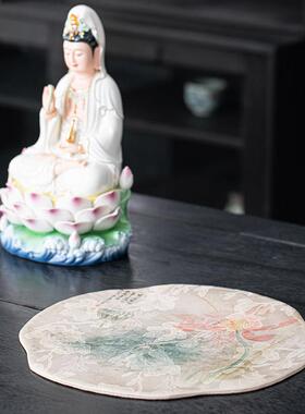 佛像底座供桌垫观音垫装饰底座垫佛寺摆放垫家居室内美观储物垫