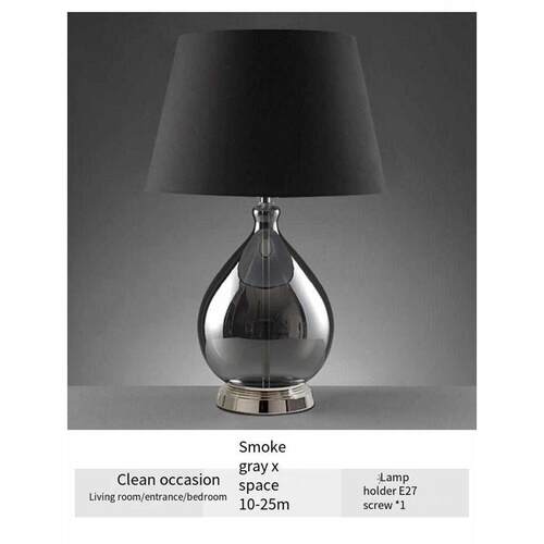 灯饰卧室氛围lamp 家居简约table客厅台灯interior装饰玻璃台灯