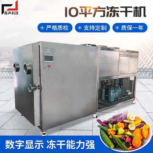 冻干机商用设备真空冷冻干燥机宠物果蔬食品大型加工冻干机