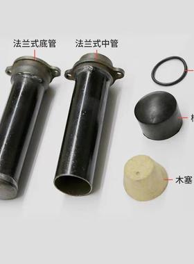 厂家多规格无管缝管50547mm桥梁5桩基用直缝焊法兰式声测管