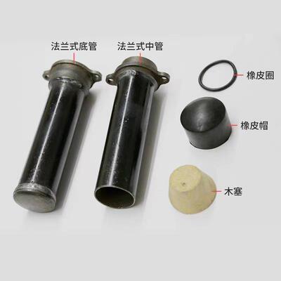 厂家多规格无管缝管50547mm桥梁5桩基用直缝焊法兰式声测管