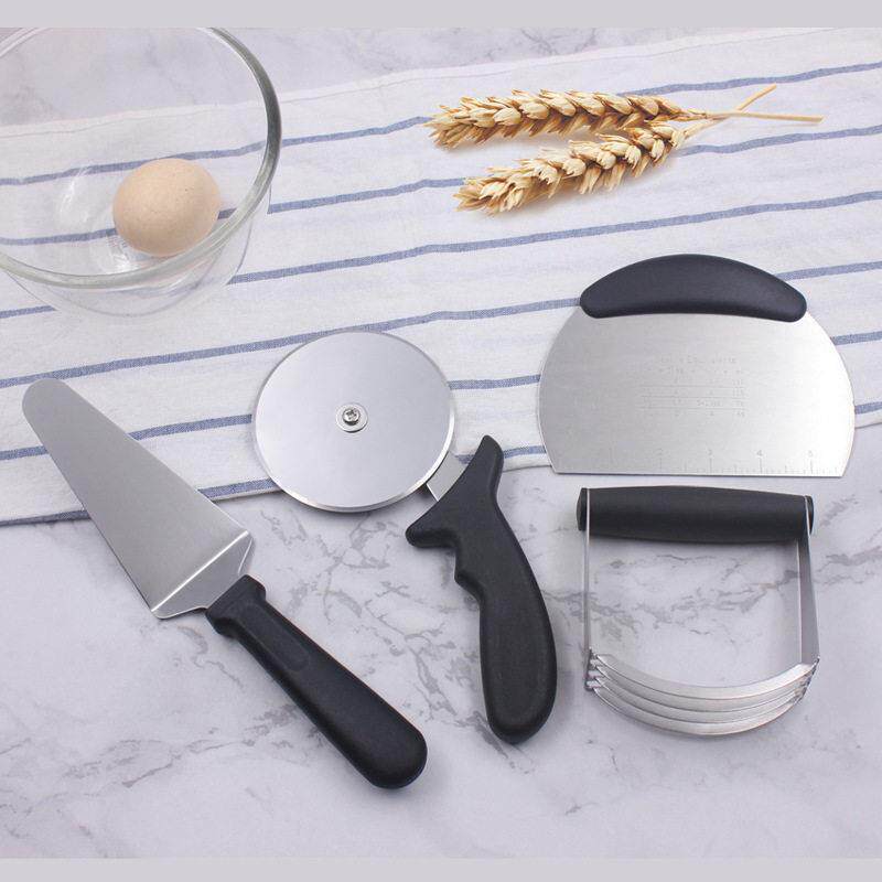 Dough cutter beater pizza knife shovel set baking tool 切刀 - 实物图