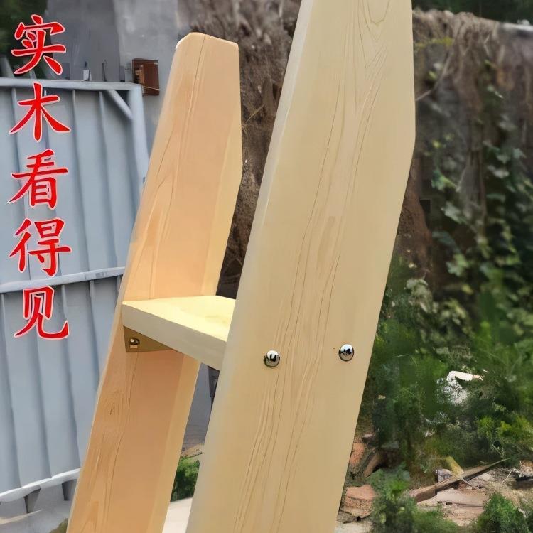 梯子实木质楼84613541梯用学生宿下舍上床双家层床阁楼楼梯木直木