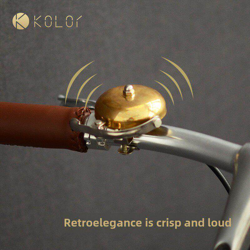 Kolor卡勒自行车覆古铃铛 黄铜车铃老式车铃铛打铃响铃