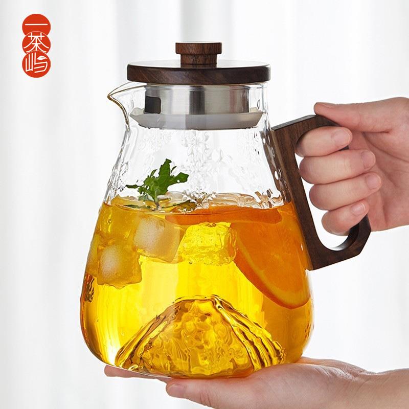 日式玻璃冷水壶家用凉白开水杯茶壶大容量泡茶壶装冰水杯扎壶套装
