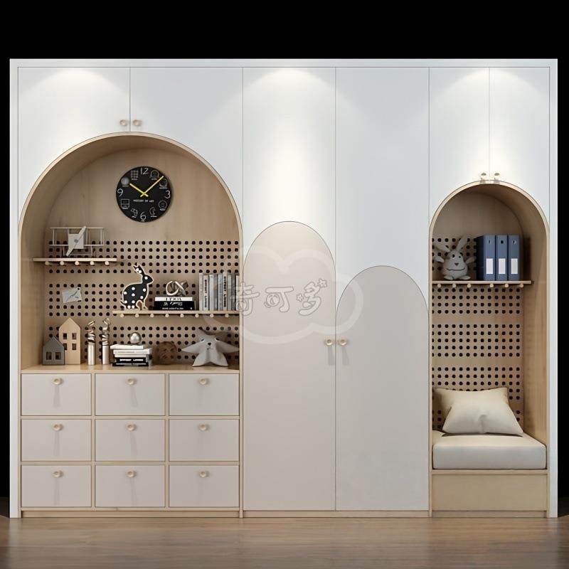 奇柜多童可衣柜书那桐女童阅读区收纳区创意书柜儿衣AUI柜造型