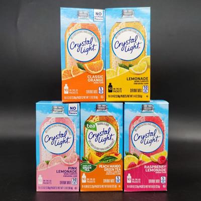 美国Crystal Light Lemonade Drink Mix无加糖维他命柠檬饮料粉