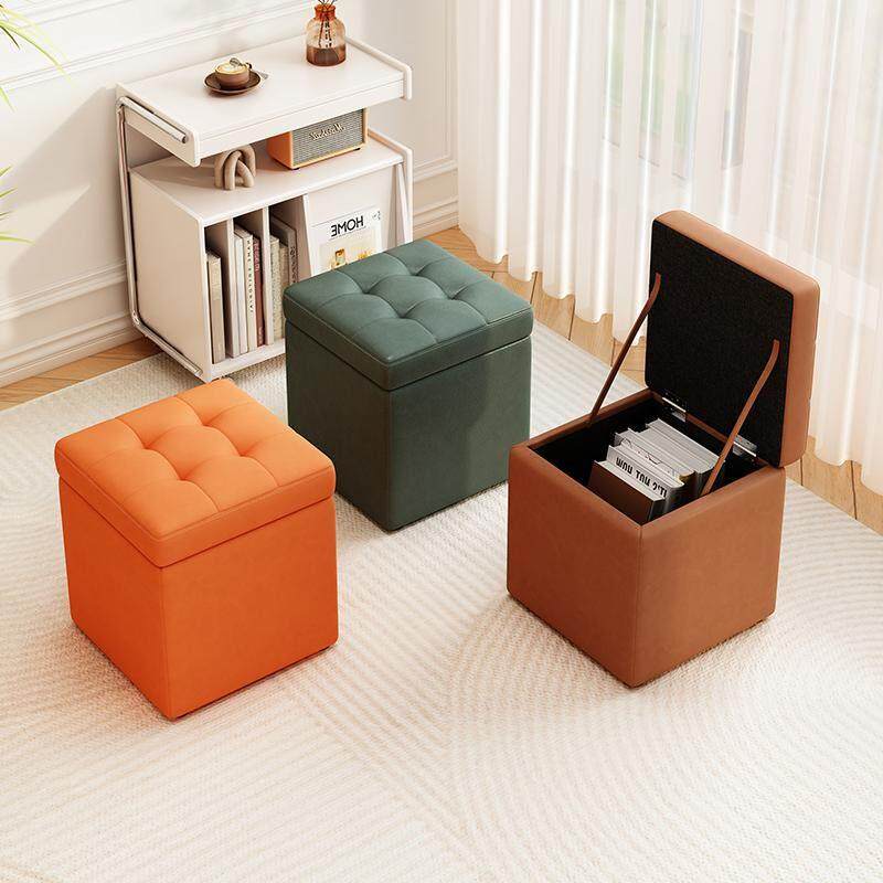 收纳凳家用小凳子矮凳大容量储物凳多功能换鞋凳结实耐用成人板凳,住宅家具,矮凳,淘宝优惠券,粉丝福利购,淘宝优惠卷