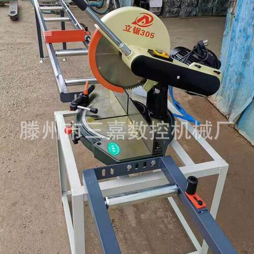 铝合金转盘锯12/14/16寸铝型材手动精密转盘锯 铝型材小型切割机