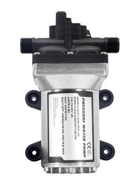 2镀锌款208L房车游艇水泵12.V42V农业灌4溉抽水EEG泵自吸隔膜增压