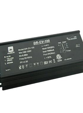 10瓦0-1202206200V调光电源036v48v恒流调光电源IP67防水CE认证