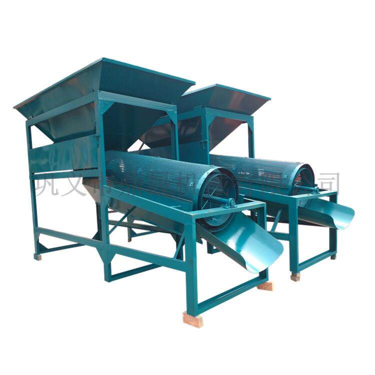 砂土石子分离机滚筒筛分沙机沙场筛分机筛灰土机