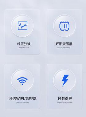 太阳能光伏系P统组控件工962频逆控一体纯正波内置MPT制器逆弦变