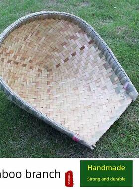 采购产品新型竹簸箕，开放式簸箕，竹食品簸箕，烘干手工艺品大筐