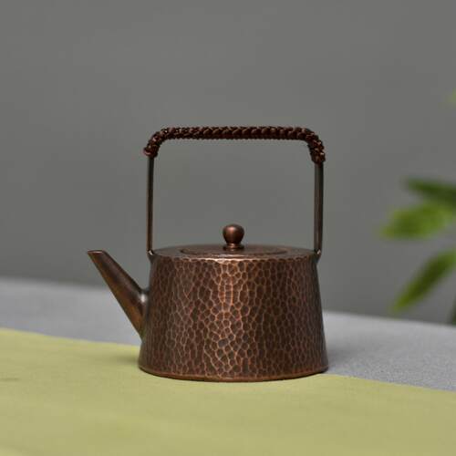 家直供提款厚加纯紫铜烧水壶厂泡茶壶煮h025茶壶小铜壶茶艺梁壶