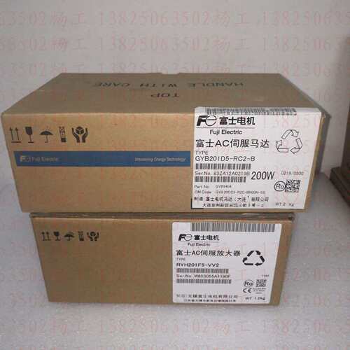 原装原装富士伺服套装RYH201F5-VV2+GYB201D5-RC2-B现货 量大价优