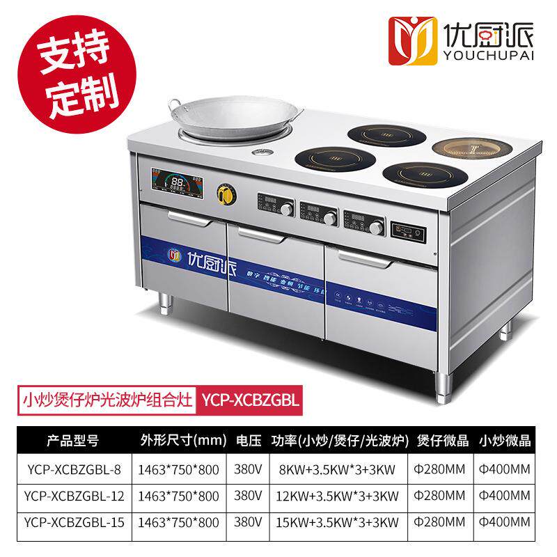 电磁小773炒炉平面凹面炒锅商用大功定时多率头煲仔炉陶光波炉抛