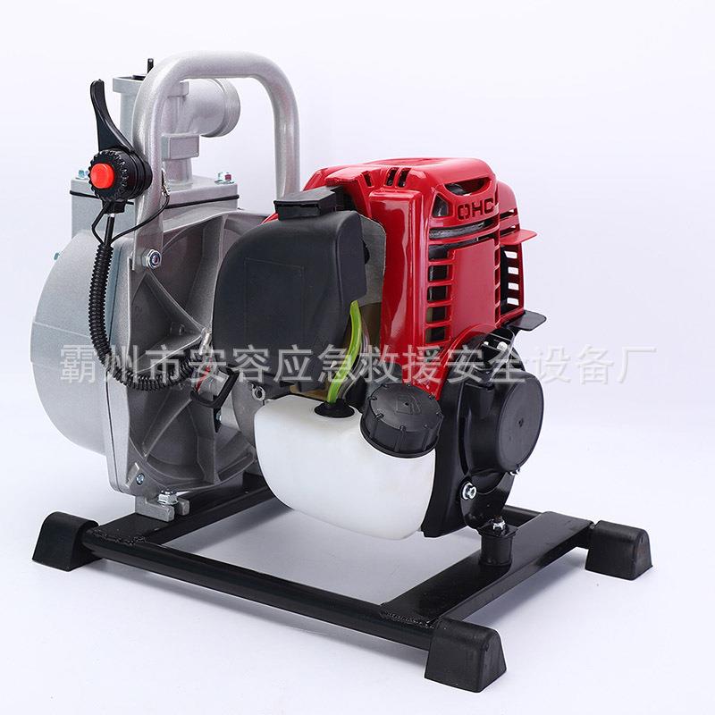 四冲程割草机水泵抽水机灌溉无线农用小型汽油水泵高扬程户外