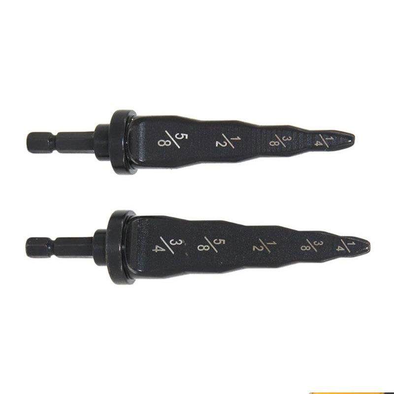 新款直销2件套英制扩管器安装空调铜管喇叭口扩口器工具电动六柄