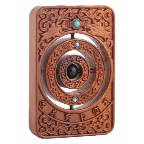 天然雷枣木时来运转令牌枣木平安牌纯手工雕刻件无事牌