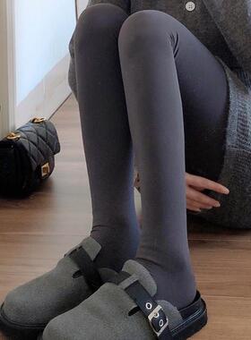 春季丝绒深灰色连裤袜女式加厚暖棕色袜烟灰色打底裤黑色丝0103z