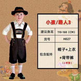 高档的童安徒生童话人物服装欧洲士兵表服小红演帽儿皇帝新装演出