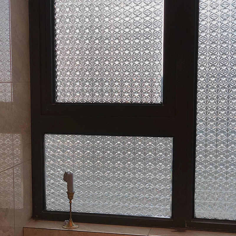 窗户玻璃贴纸复古窗花纸加厚玻璃磨砂纸浴室防窥遮光贴膜防走光厂