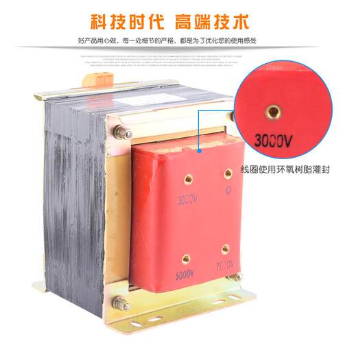 单相高压变压器220V转3000V 5000V 7000V降压升压变压器500W 10KV