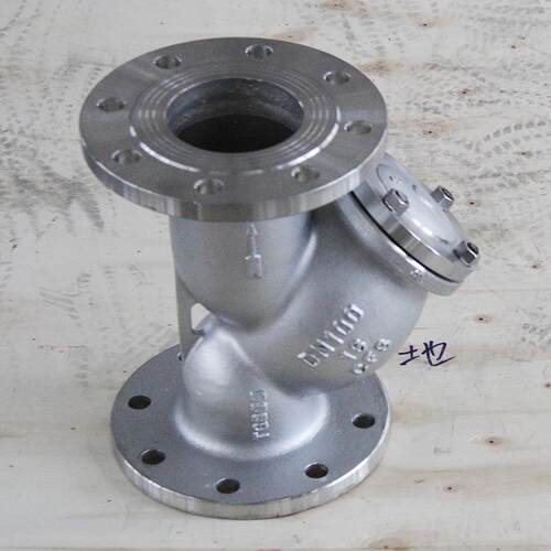 304不锈钢法兰Y型过滤器 GL41W-16P不锈钢法兰过滤器 管式过滤器
