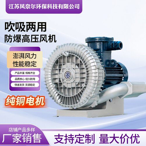 防爆压鼓风机防爆等级DIIBT4/DIICT4工业压漩涡气泵现货