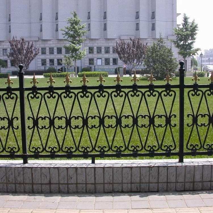 小区学校艺庭院防安全铁围墙护栏工地别墅护栏护栏铁工程艺隔离