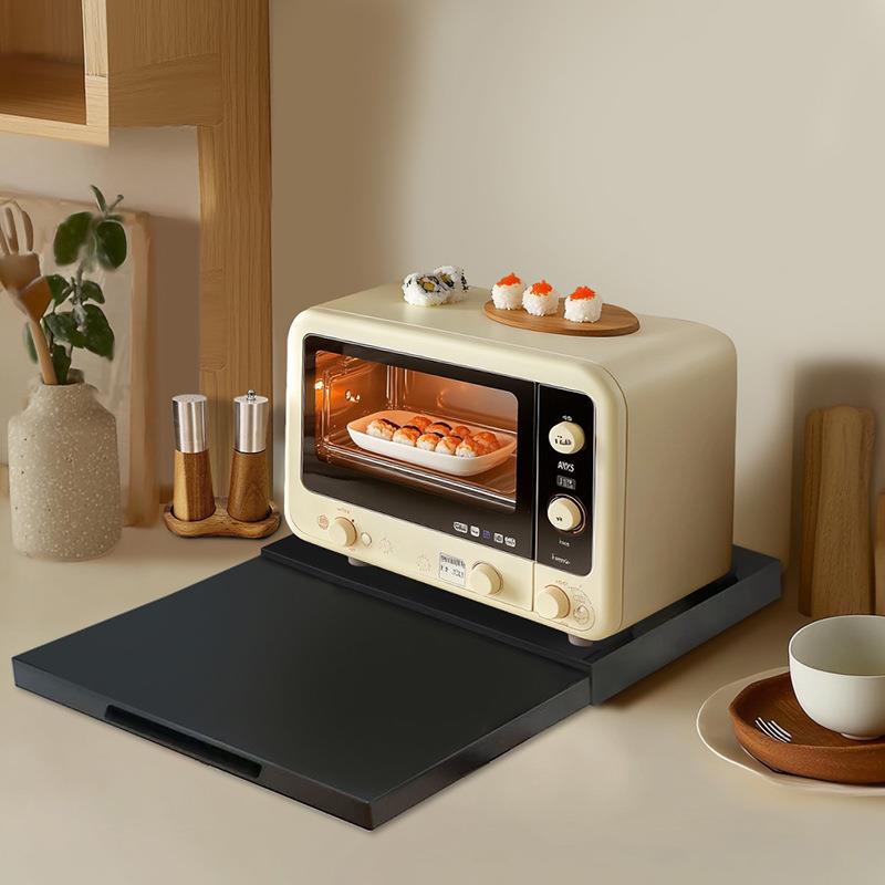 厨房多功能微波炉置物架烤箱电饭煲抽拉备菜台面多层收纳海外爆款