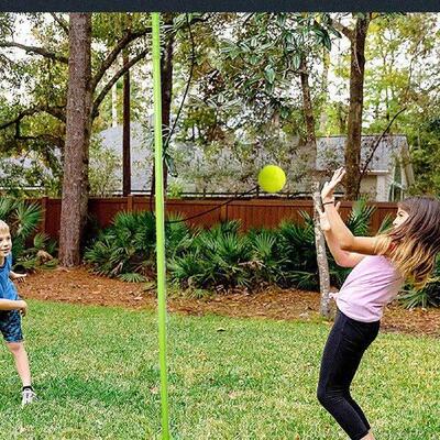 Tennis Rebounder Trainer Portable Solo Tennis Set Team