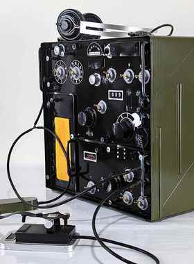 古发机报RCH2575模金属手工型老式电台影视道具装饰摆件复工业风