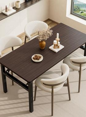 NFM可叠子台式电屋脑桌学习桌家用办公学书生桌长方形小桌简易出