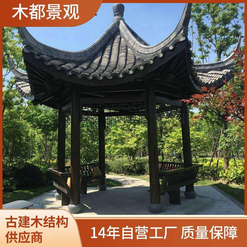 长期供应防腐木廊架景观防腐木廊架樟子松防腐木质景观仿古长廊