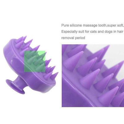 Hair scalp massager shampoo brush body washing silicone comb