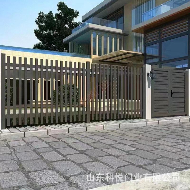 新中式别墅庭院铝艺护栏小区学校防爬围栏园林花园铝合金栅栏