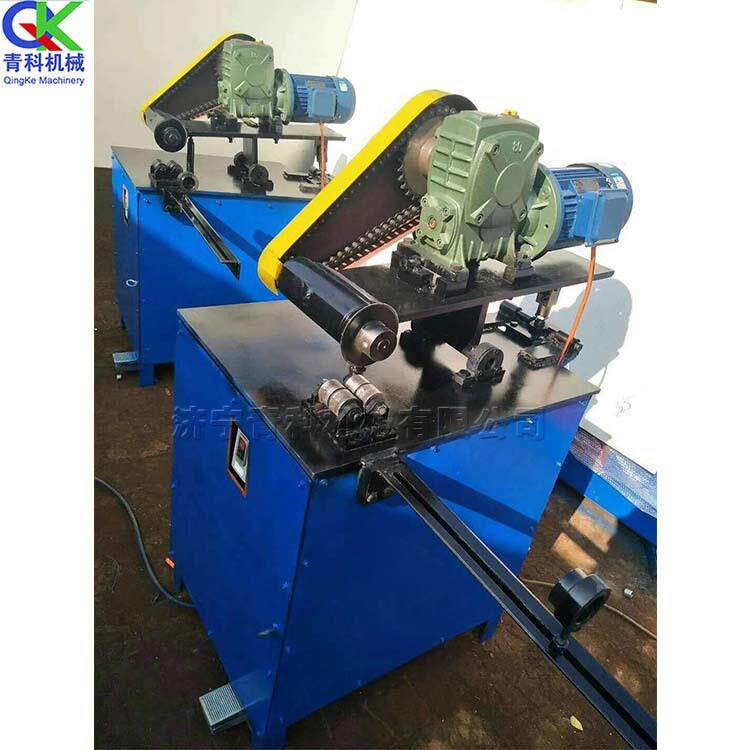 圆锯片管材滚切机小型气动金属方管圆管切管机衬塑管快速切割机