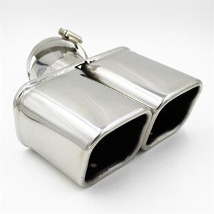 海马S5景逸X51.6L逍客一出二方口专用排气管尾喉消声器改装 排气管